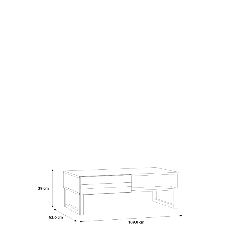 Холна маса TARO бяла