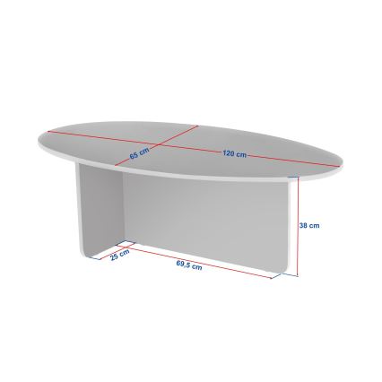 Холна маса VARUM 120x65 см бежова