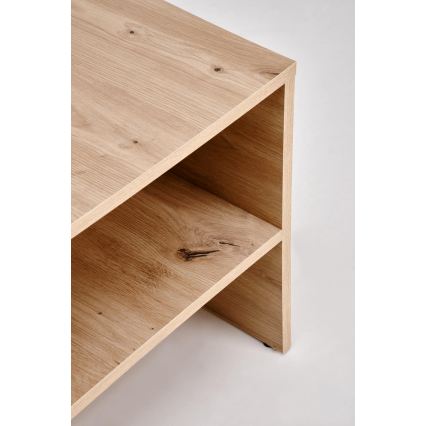 Холна масичка BELA 100x42 cm дъб artisan/антрацит