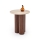 Холна масичка CALDO Ø 50 см, кафява/бежова