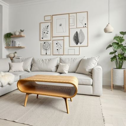 Холна масичка NOVA 90 x 55 см, дъб