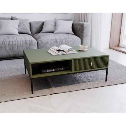 Холна масичка SUE зелена/черна