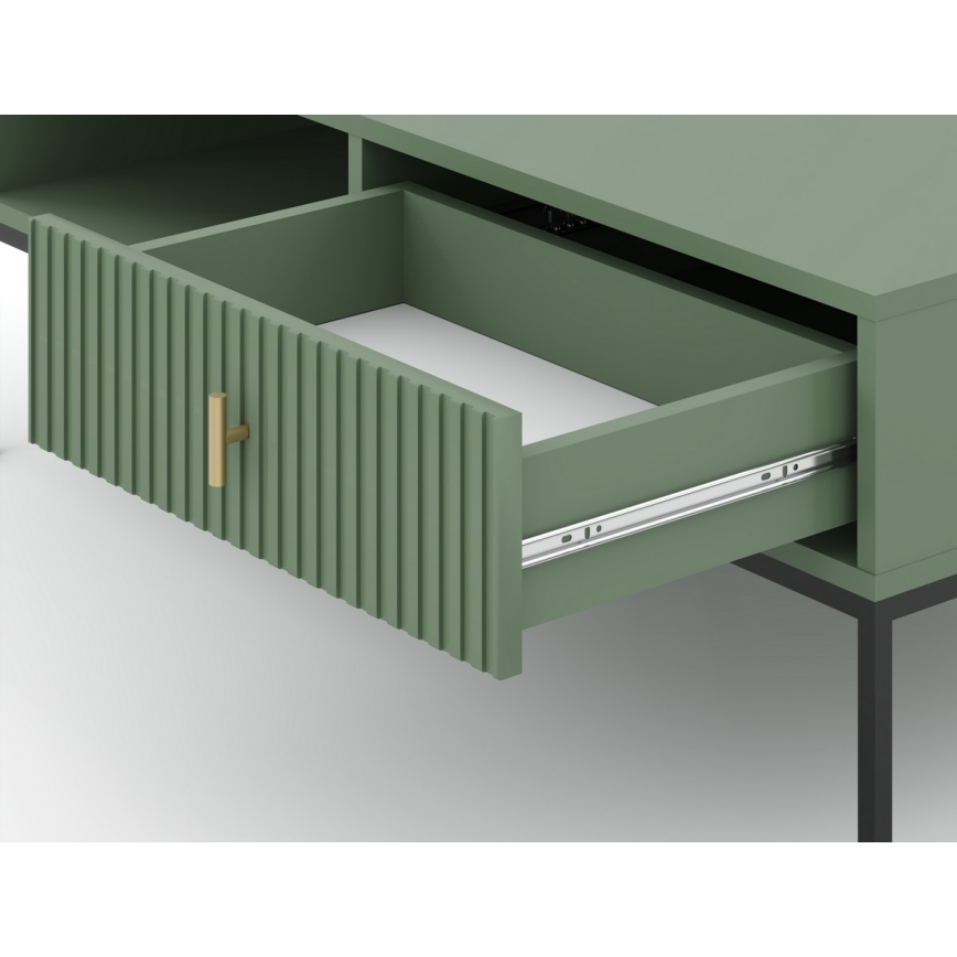 Холна масичка SUE зелена/черна