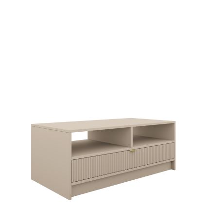 Холна масичка TIRENO 40x100 см бежова