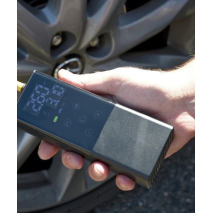 Цифров джобен компресор 4000 mAh 5V черен