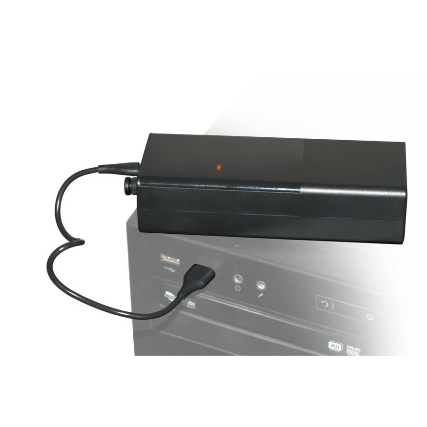 Цифров джобен компресор 4000 mAh 5V черен