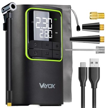 Цифров джобен компресор 5V 4000 mAh черен