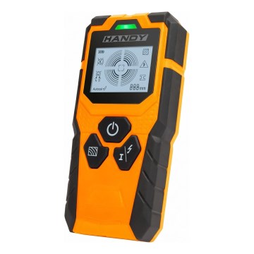 Цифров многофункционален детектор 9V 1x6LR61 IP54 оранжев