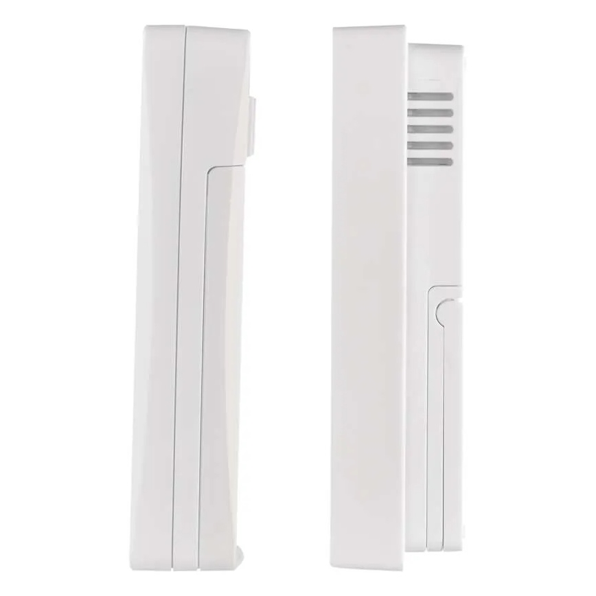 Цифров термометър с влагомер 2xAAA бял