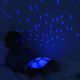 Cloud B - Детска малка нощна лампа с проектор 3xAA костенурка зелен