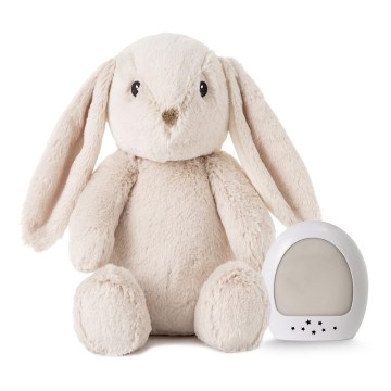 Cloud B - Приятел за гушкане с мелодия и светлина зайче + USB
