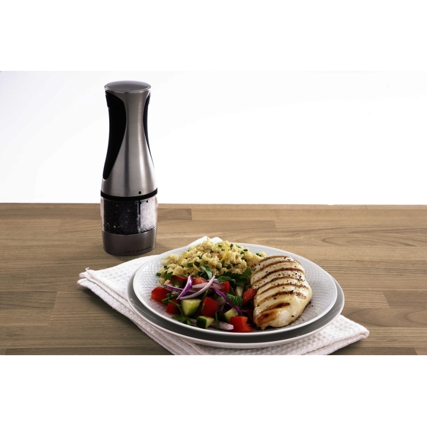 Cole&Mason - Електрическа мелница за подправки 2в1 KEW 6xAAA 21 cm