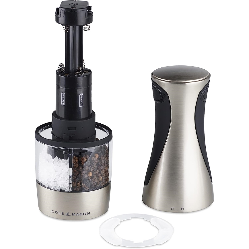 Cole&Mason - Електрическа мелница за подправки 2в1 KEW 6xAAA 21 cm