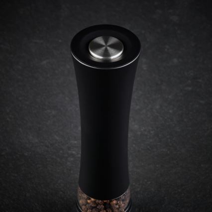 Cole&Mason - Електрическа мелничка за сол или пипер BURFORD 4xAAA 18 см черен