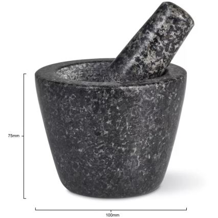 Cole&Mason - Гранитно хаванче с пестик GRANITE Ø 10 см