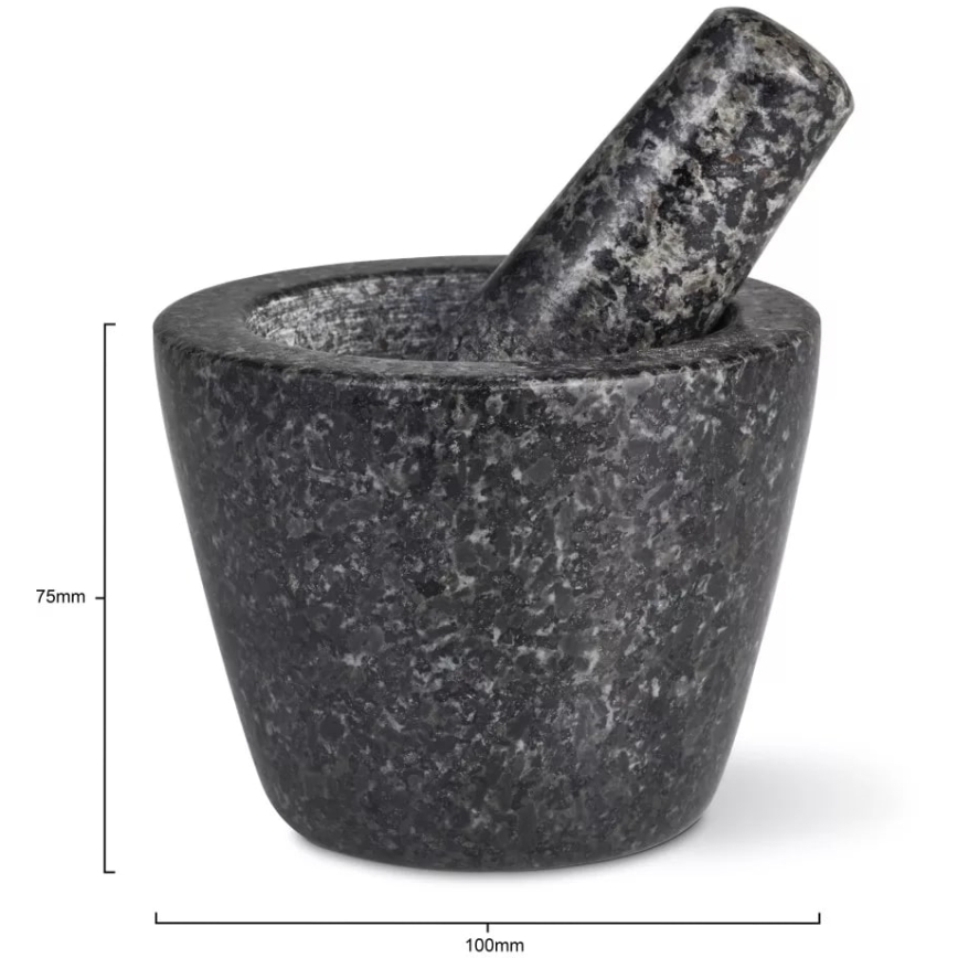 Cole&Mason - Гранитно хаванче с пестик GRANITE Ø 10 см