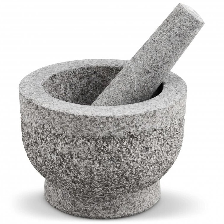 Cole&Mason - Гранитно хаванче с пестик GRANITE Ø 15 см гранит/сив