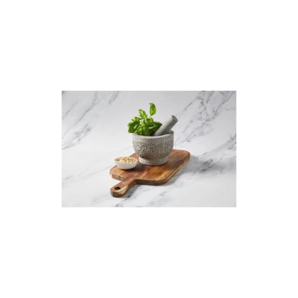 Cole&Mason - Гранитно хаванче с пестик GRANITE Ø 15 см гранит/сив