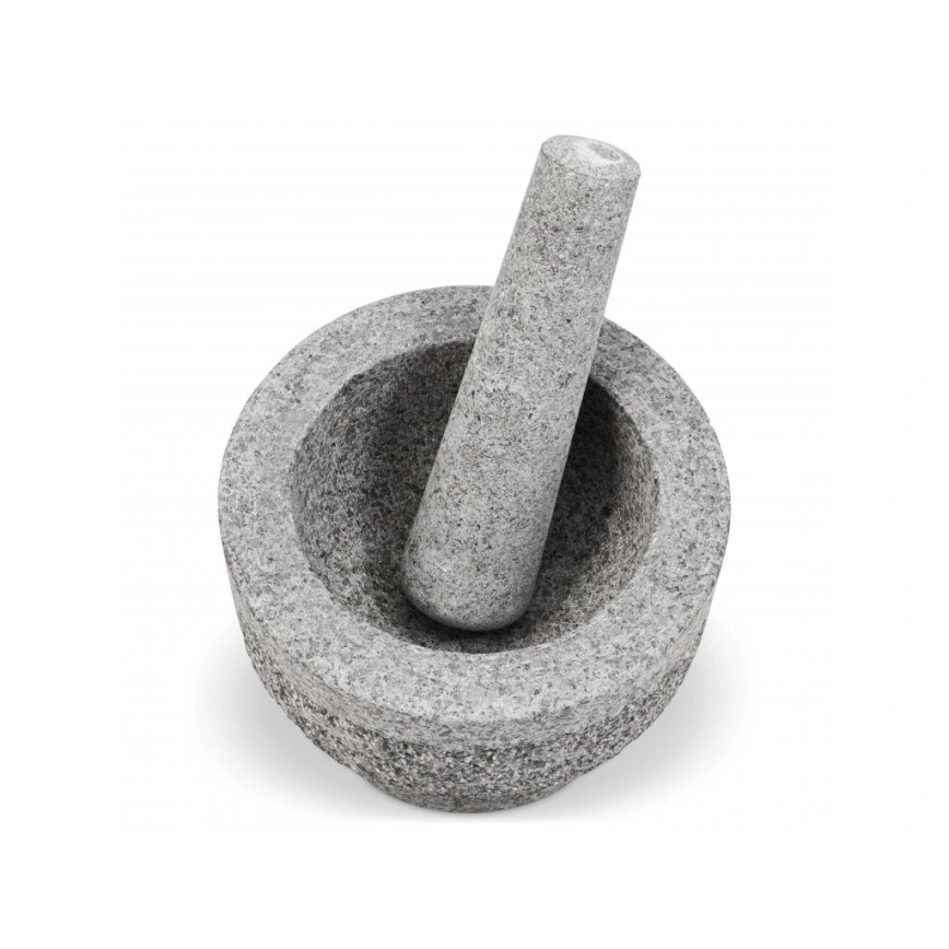 Cole&Mason - Гранитно хаванче с пестик GRANITE Ø 15 см гранит/сив