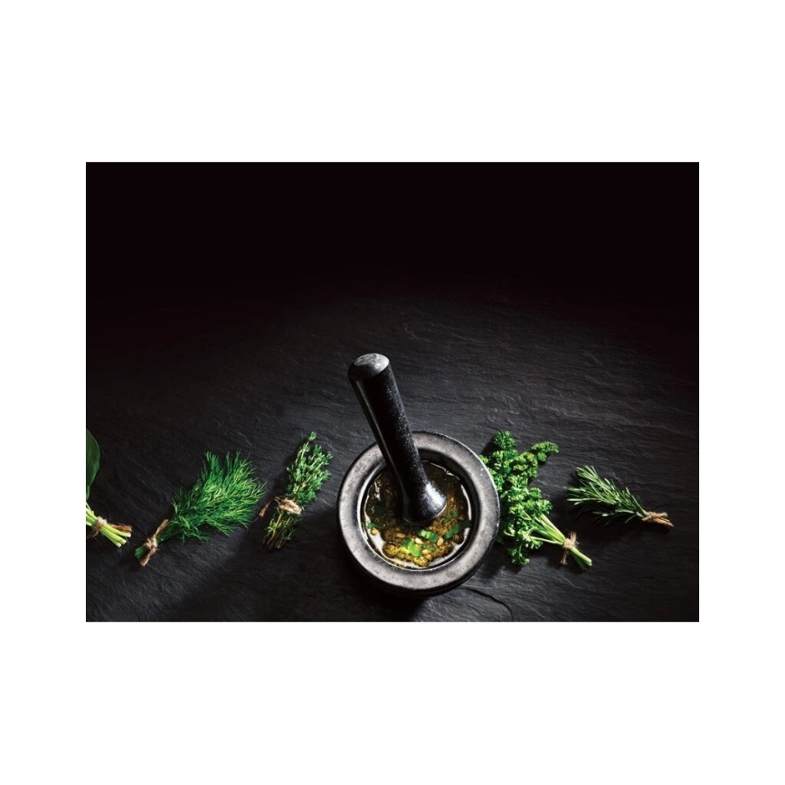 Cole&Mason - Гранитно хаванче с пестик GRANITE Ø 14 см гранит/черен