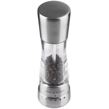 Cole&Mason - Мелничка за пипер DERWENT 19 см лъскав хром