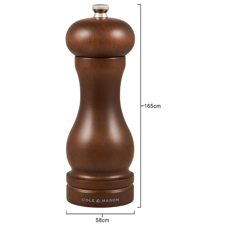 Cole&Mason - Мелничка за сол CAPSTAN FOREST бук 16,5 см