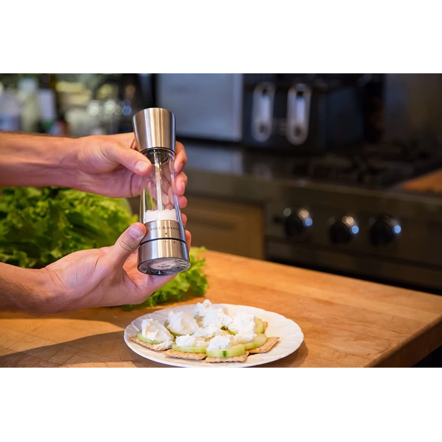 Cole&Mason - Мелничка за сол DERWENT 19 см лъскав хром