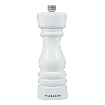 Cole&Mason - Мелничка за сол LONDON 18 см бук/бял