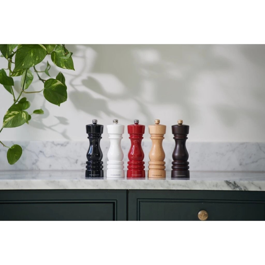 Cole&Mason - Мелничка за сол LONDON 18 см бук/черен