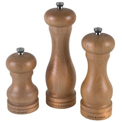 Cole&Mason - Мелничка за сол CAPSTAN BEECH бук 12 cm