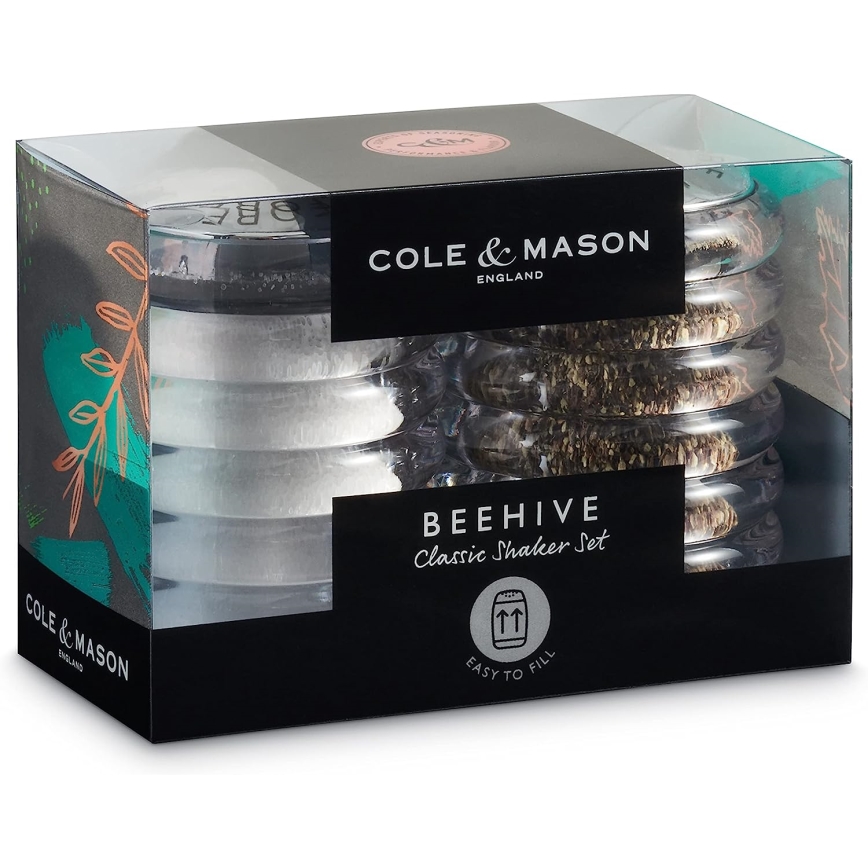 Cole&Mason - Солница и пиперница BEEHIVE 2 бр. 7 cm