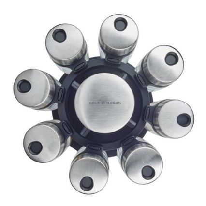 Cole&Mason - Въртяща стойка с подправки MASTER 9 части