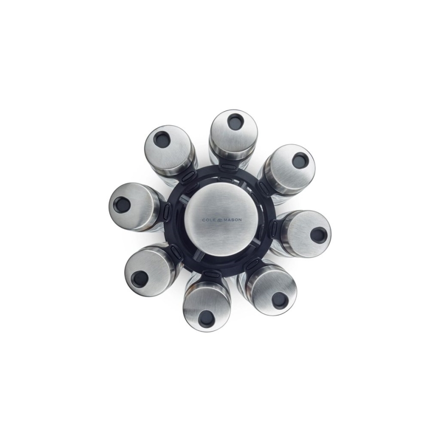 Cole&Mason - Въртяща се стойка с подправки MASTER 17 части