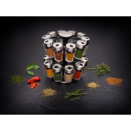 Cole&Mason - Въртяща се стойка с подправки MASTER 21 части