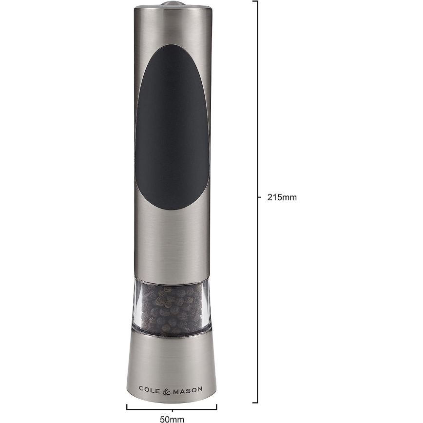 Cole&Mason - К-кт електрически мелнички за сол и пипер RICHMOND 2 бр. 6xAAA
