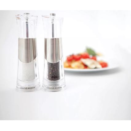 Cole&Mason - К-кт мелнички за сол и пипер BOBBI 2 бр. 18,5 см