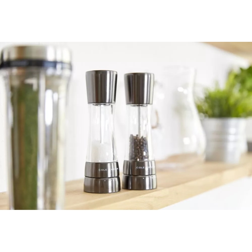 Cole&Mason - К-кт мелнички за сол и пипер DERWENT 2 бр. 19 см антрацит