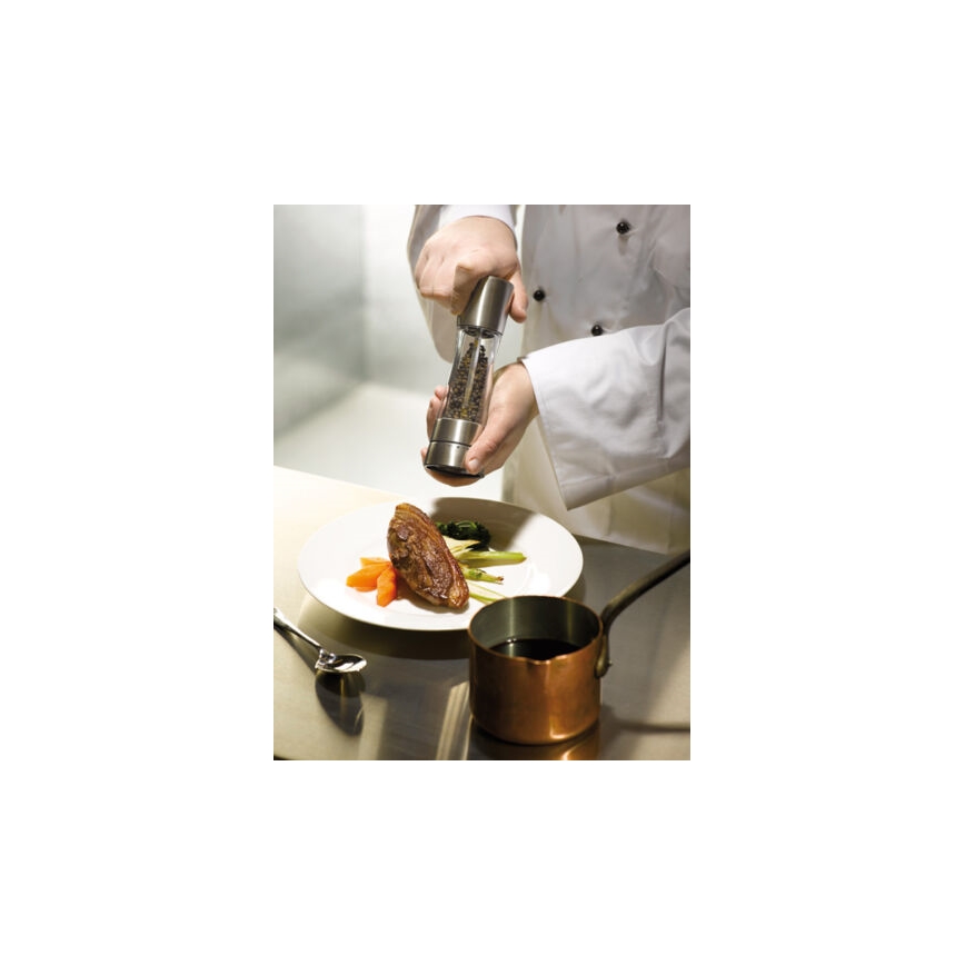 Cole&Mason - К-кт мелнички за сол и пипер DERWENT 2 бр. 19 см лъскав хром