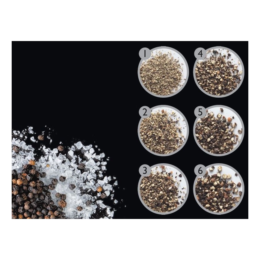 Cole&Mason - К-кт мелнички за сол и пипер DERWENT 2 бр. 19 см лъскав хром