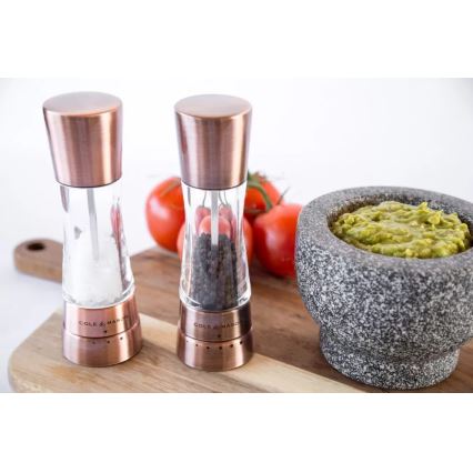Cole&Mason - К-кт мелнички за сол и пипер DERWENT 2 бр. 19 см меден