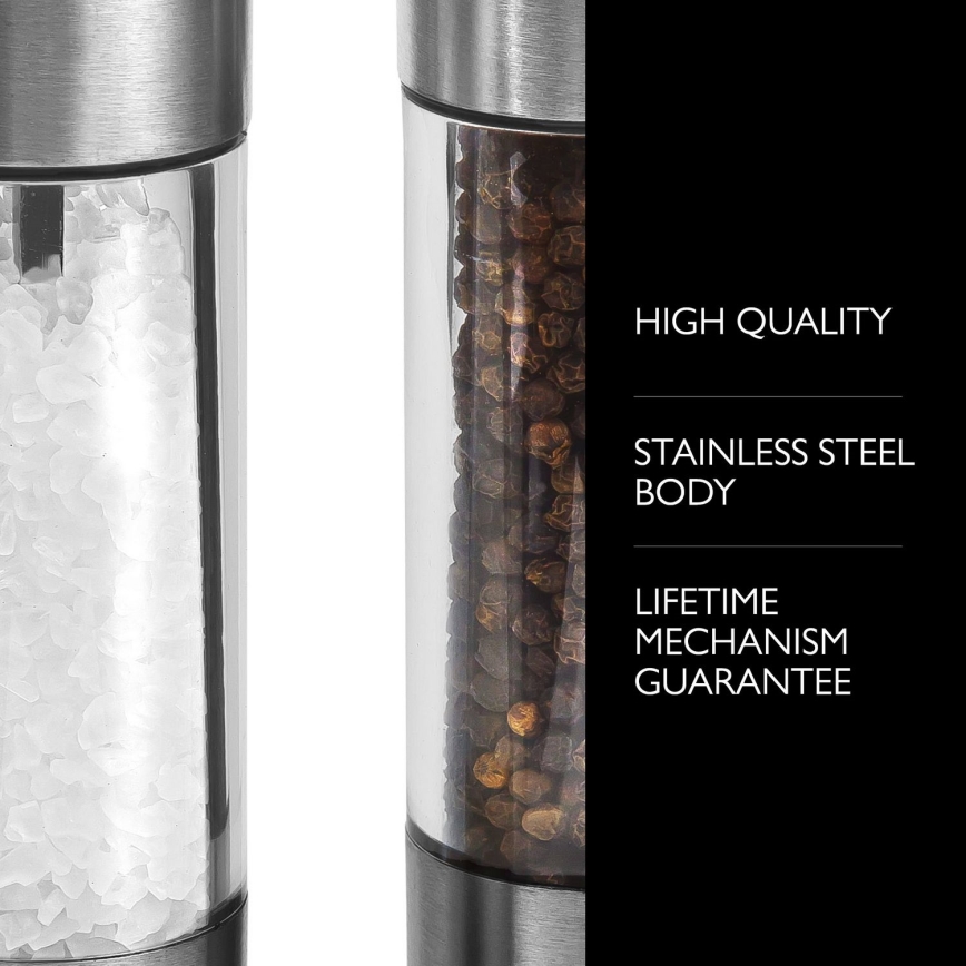 Cole&Mason - К-кт мелнички за сол и пипер EVERYDAY 2 бр. 20 cm