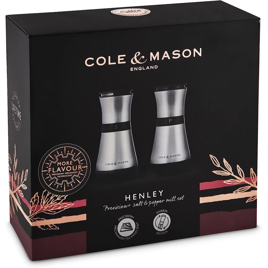 Cole&Mason - К-кт мелнички за сол и пипер HENLEY 2 бр. 13,5 см