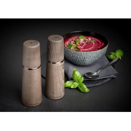 Cole&Mason - К-кт мелнички за сол и пипер MARLOW бук 2 бр. 18,5 cm