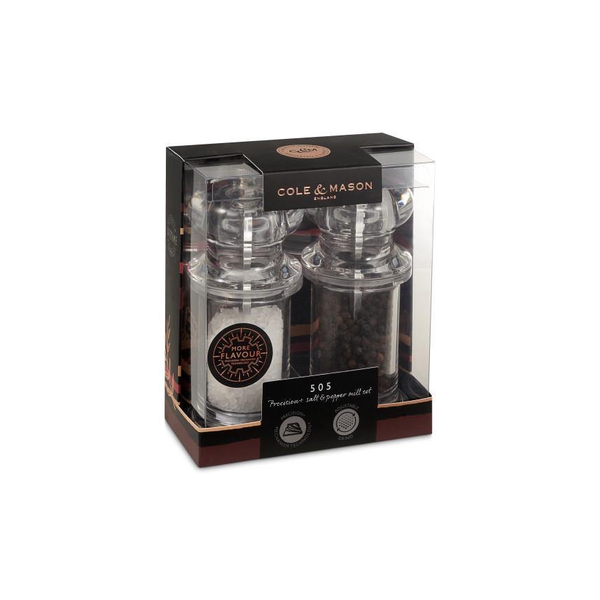 Cole&Mason - К-кт мелнички за сол и пипер PRECISION MILLS 2 бр. 14 см
