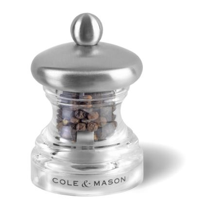 Cole&Mason - К-кт мелнички за сол и пипер BUTTON 2 бр. 6,5 см