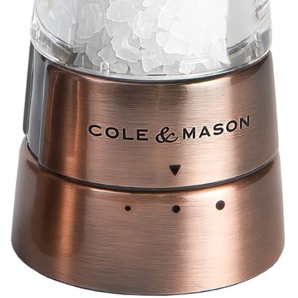 Cole&Mason - К-кт мелнички за сол и пипер DERWENT 2 бр. 19 см меден
