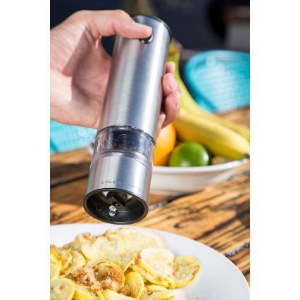 Cole&Mason - Комплект електрически мелнички за подправки BATTERSEA 2 бр. 6xAAA