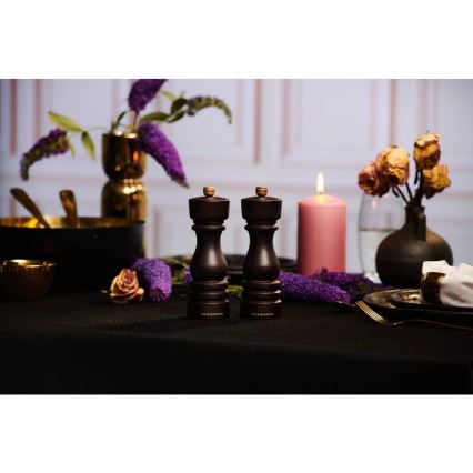 Cole&Mason - Комплект мелнички за сол и пипер LONDON 2 бр. 22 см бук/кафяв