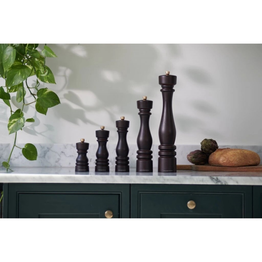 Cole&Mason - Комплект мелнички за сол и пипер LONDON 2 бр. 22 см бук/кафяв