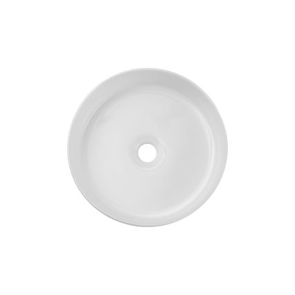 COMAD BEYOND 2 WHITE (E-6565) - Мивка за плот BEYOND, Ø 36 см, керамика/бял гланц